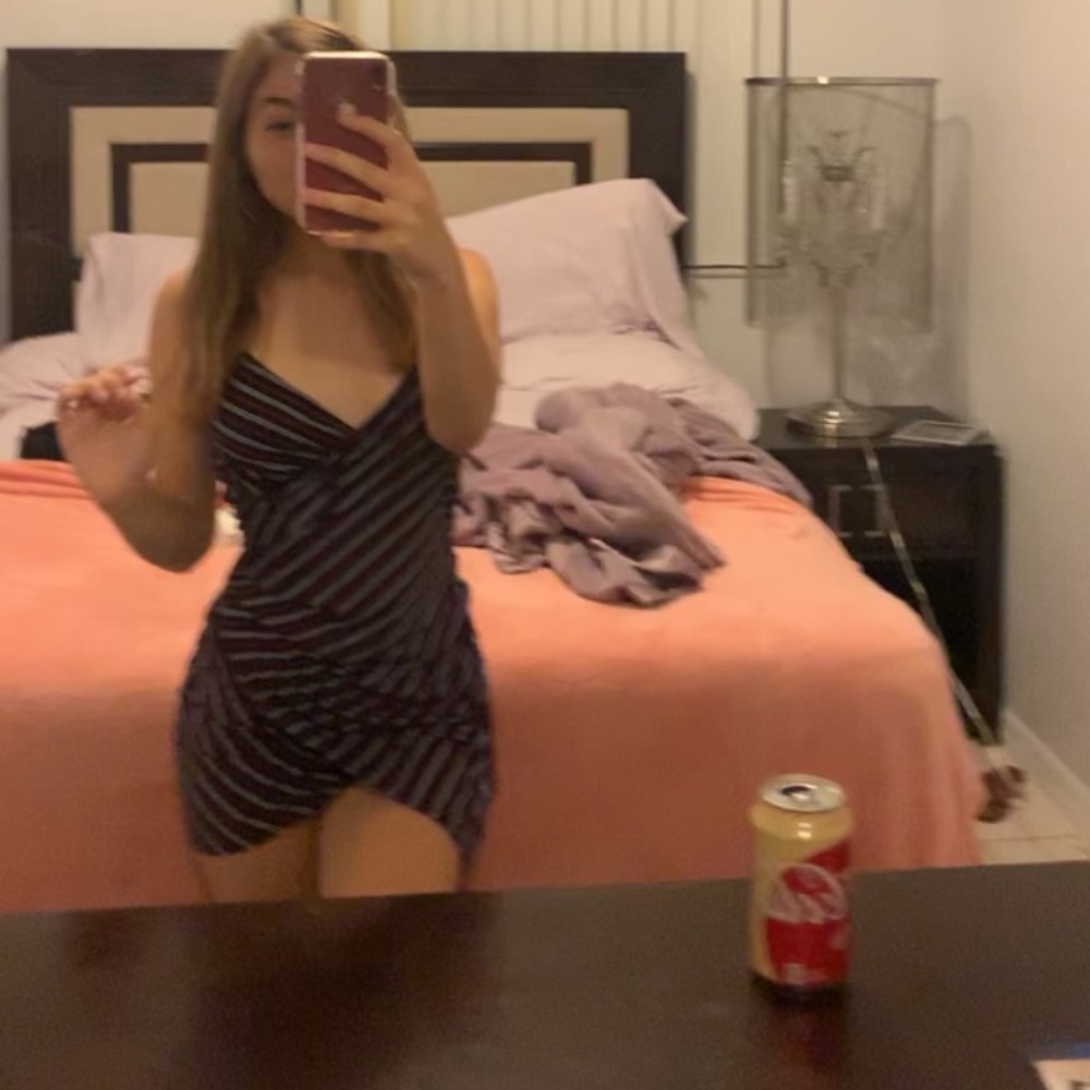 striped dress